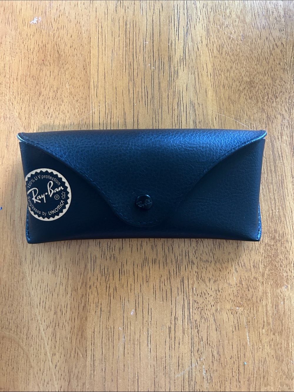 Ray-Ban Black Sunglasses Case with Logo Seal